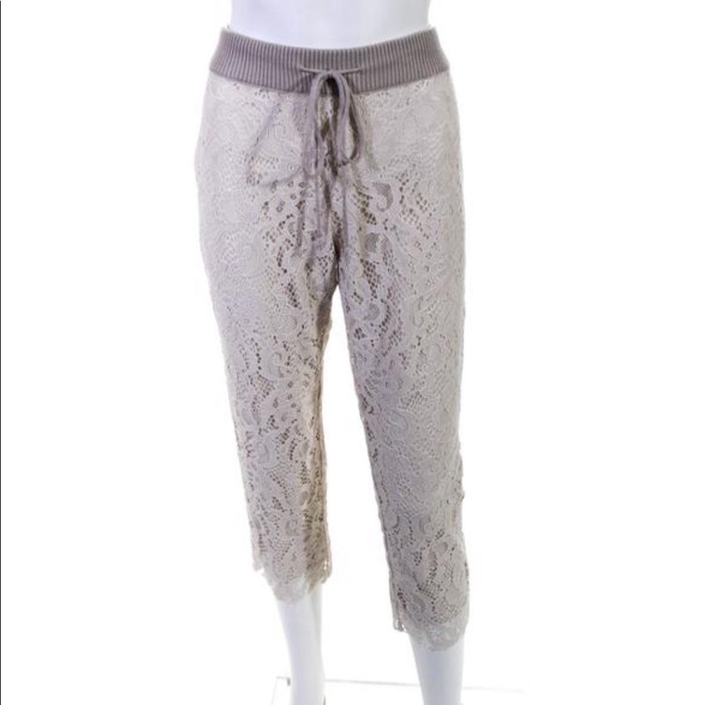 Cropped Lace Pants